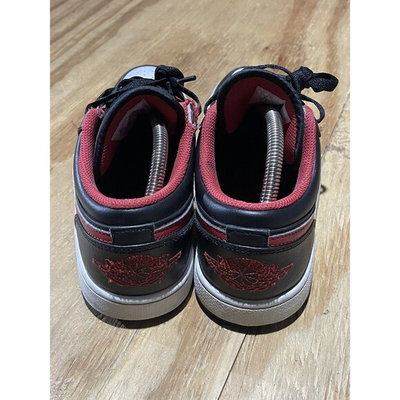 Nike Air Jordan 1 Low Black/Fire Red White 553558-063 Men 8 main image 6